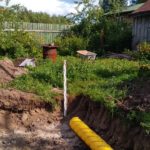 Строительство фундамента загородного дома, откопка котлована